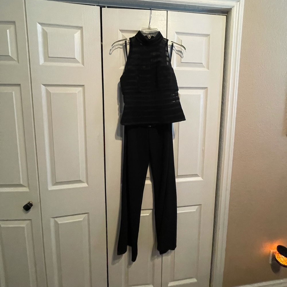 Collections Black Sexy Pant Suit